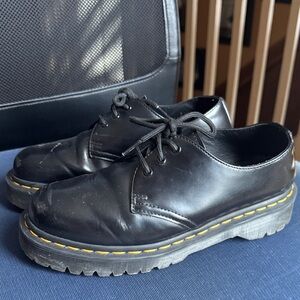 Women’s black doc marten loafer